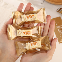 Boîtes d'emballage pour bonbons 4,8*11cm, sacs surprise pour biscuits, sacs de luxe en plastique BOPP pour bonbons et biscuits de Noël