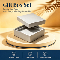 Boîte cadeau rigide écologique et recyclable avec logo personnalisé, insert en papier réutilisable, emballage de présentation haut de gamme pour les produits électroniques d'entreprise