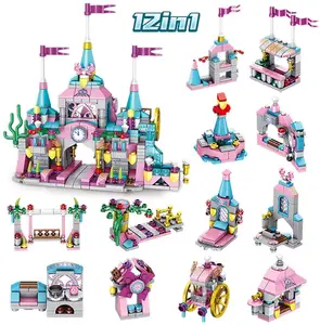 Tige de château princesse, jouets de Construction, série des amis, blocs de Construction, cadeaux pour anniversaire et noël, pour filles, 568 pièces