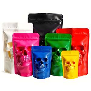 Bolsa de plástico PE con cierre deslizante negro mate, impresa en huecograbado, de alta calidad y diseño personalizado de fábrica, para almacenamiento de alimentos y refrigerios. - Product Image 2