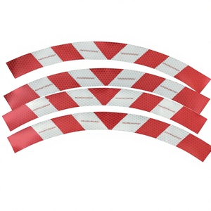Bande adhésive réfléchissante <span class=keywords><strong>pour</strong></span> casques de <span class=keywords><strong>moto</strong></span>, haute visibilité, résistante aux UV, matériau PET, 3,5 cm x 40 cm, qualité haute intensité - Product Image 1