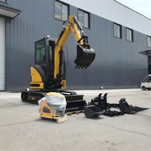 EPA/CE/ISO ha certificato l'escavatore pesante della cabina di 3.5T nuovo escavatore speciale della scavatrice di agricoltura con la componente del motore del centro - Product Image 2