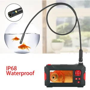 4.3 Pouces 8mm Double caméra 1080P étanche IP68 5M Fil Endoscope Caméra HD Caméra Serpent D'endoscope