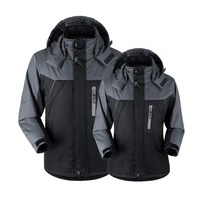 Veste d'hiver décontractée pour homme de haute qualité, coupe-vent, imperméable, softshell, à capuche, vêtements de travail