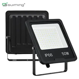 Lumière LED d'inondation Ip65 Jardin Portable 50 Watts Led Lumière d'inondation Guangdong 50 w 100w 150w 200w 300w Extérieure Électrique Luces Led 80