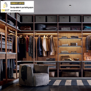 <span class=keywords><strong>Armario</strong></span> Vestidor Personalizado, Guardarropa Abierto Moderno y Avanzado en Gris - Product Image 4
