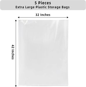 Laundry Garbage <b>Bags</b> HDPE with Heat <b>Seal</b> Closure Offset Printed Disposable for Factory Travel Hospital - Product Image 2