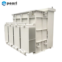 Transformateur triphasé 60Hz pour usine industrielle, monté sur socle, connexion par câble souterrain, capacité 500-2500 kVA, protection IP54