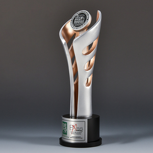 Trofeo de Resina y Metal Puro, Oro, Plata, Bronce, Personalizado, Campeón, Empresa Creativa, Empleado Destacado, Premio de Reunión Anual, Medalla - Product Image 1