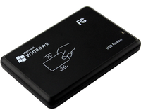 Lector de Tarjetas Inteligentes RFID USB de Doble Frecuencia YIAN LF 125KHZ y HF 13.56MHZ, Control de Acceso NFC Sin Contacto para Edificios Inteligentes
