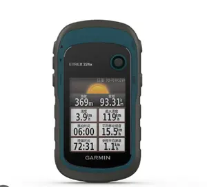 جهاز استقبال جي بي إس يُمكن حمله باليد من Garmin طراز Etrex 221X مضاد للماء متوفر في المخزون وجهاز تحديد المواقع مع خدمة النظام العالمي للاتصالات مع خدمة تحديد المواقع بسعر جيد