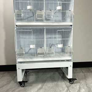 <span class=keywords><strong>Cage</strong></span> à oiseaux KWS de luxe pour perroquets <span class=keywords><strong>Cage</strong></span> d'élevage multi-oiseaux <span class=keywords><strong>Cage</strong></span> à perroquets Base de support mobile avec roues - Product Image 3