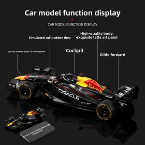 نموذج سيارة سباق F1 RB19 من السبائك المصبوبة، لعبة سيارة للأطفال، هدية عالية الجودة بنسبة 1:43 - Product Image 5