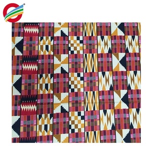 Nouveau <span class=keywords><strong>Pagne</strong></span> en Coton Ankara Tissus Africains Wax Véritable <span class=keywords><strong>6</strong></span> <span class=keywords><strong>Yards</strong></span> - Product Image 2