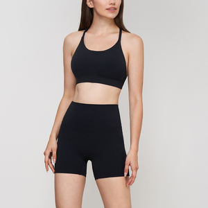WX1411 <span class=keywords><strong>Nuls</strong></span> Femmes Sexy Haut de yoga à fines bretelles, vêtements de sport personnalisés, soutien-gorge de sport sans dos, crop top - Product Image 4