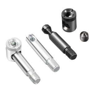 Furniture Metal Four-in-one Invisible Connector Assembly Screw Nut Fastener Hardware Cabinet Eccentric Wheel Bed Three-in-one - Product Image 5