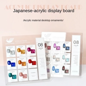 Placa <span class=keywords><strong>de</strong></span> exhibición <span class=keywords><strong>de</strong></span> acrílico transparente japonesa para arte <span class=keywords><strong>de</strong></span> <span class=keywords><strong>uñas</strong></span>, modelo <span class=keywords><strong>de</strong></span> Color pequeño, Gel/plástico/ABS, estilos <span class=keywords><strong>de</strong></span> pegamento para esmalte <span class=keywords><strong>de</strong></span> <span class=keywords><strong>uñas</strong></span>, suministros para <span class=keywords><strong>uñas</strong></span> - Product Image 2