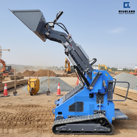 China HIH430 18,5 kW EPA Dieselmotor Multione Knickgelenkter 26 PS Mini-Kompaktlader mit Anbaugeräten