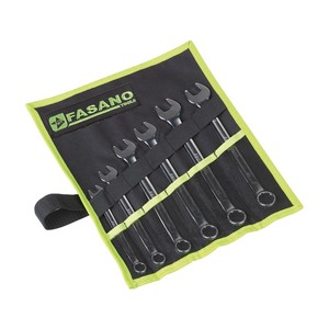 Fasano Tools 6 <b>Pc</b> Combination Wrench <b>Set</b> Metric 8-19 Mm Automotive Repair Kit - Product Image 1