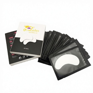 Mascarilla de Colágeno para Pestañas de Marca Privada, Almohadillas Desechables de Algodón con Forma de Flor para Extensiones de Pestañas - Product Image 2