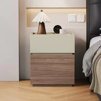 Table de chevet intelligente populaire en bois avec coffre-fort secret et compartiment caché, mobilier de chambre à coucher pour la maison, l'hôtel et le bureau
