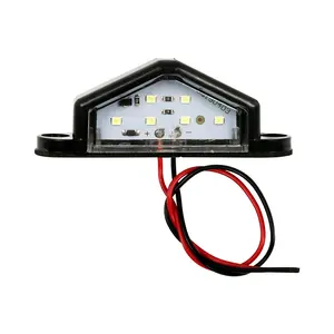 12V-30V LED 24V Camion <span class=keywords><strong>Plaque</strong></span> D'<span class=keywords><strong>immatriculation</strong></span> Lumières Éclairage Remorque Tracteur RV ATV Camion 12V Voiture <span class=keywords><strong>Caravane</strong></span> <span class=keywords><strong>Plaque</strong></span> D'<span class=keywords><strong>immatriculation</strong></span> Bus Lampe - Product Image 2