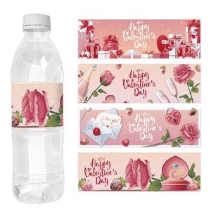<span class=keywords><strong>Étiquettes</strong></span> autocollantes pour bouteilles d'eau pour la Saint-Valentin, les fêtes, les mariages, les anniversaires, les décorations et les accessoires pour boissons - Product Image 6