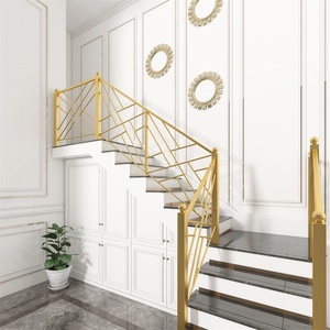 <span class=keywords><strong>Immobilier</strong></span> main courante d'accoudoir de haute qualité bonne qualité usine conception simple escalier balustrade aluminium rampe d'escalier extérieur - Product Image 6