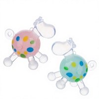 Anneau de dentition en silicone paresseux, sans BPA, de qualité alimentaire, pour bébé, motif dessin animé, vente en gros