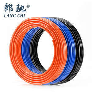 Customizável Alta Qualidade Mangueira Pneumática Disponível em Várias Cores Ready Stock Braid Reinforced PU Tube - Product Image 3