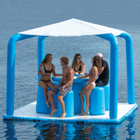 Plateforme gonflable pour Sports aquatiques plateforme gonflable avec tente