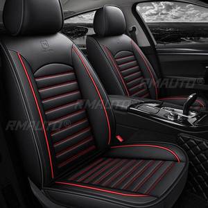 Fundas Universales de Asientos Delanteros de Coche en Cuero PU, Estilo Moderno y Transpirable, Protector de Asientos para Interior de Auto - Product Image 5