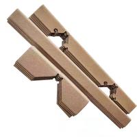 Matériaux de papier Kraft en forme de L, bord d'angle en carton, 60x60 cm