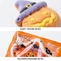 Halloween Pompoen Spook Cartoon Marshmallow Lollipop Staafjes Enkelverpakking Groothandel Party Snack