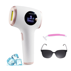 Épilation du visage pour femmes - IPL indolore pour l'épilation du dessus des lèvres et du <span class=keywords><strong>menton</strong></span> avec rajeunissement de la peau et refroidissement par glace - Product Image 3