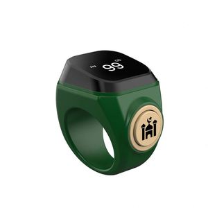 CITICITY 2026 Bague de Zikr Islamique Intelligente, Alarme Azan, Rappel des Heures de Prière, Compteur de Tasbih Numérique Électronique, Bijou Religieux Musulman - Product Image 2