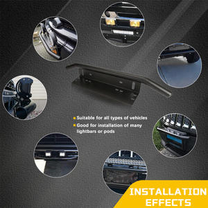 Commercio all'ingrosso alluminio LED barra luminosa staffa di montaggio <span class=keywords><strong>targa</strong></span> anteriore luce barra staffa <span class=keywords><strong>targa</strong></span> all'ingrosso Automotive - Product Image 4