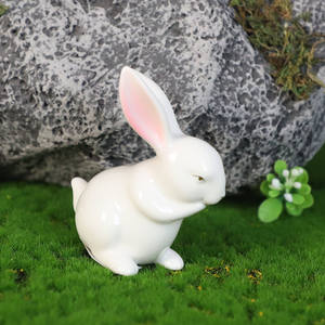 Articles de décoration Vintage du jour de pâques, petites figurines en porcelaine blanche, lapin, lapin, design, décorations, idées <span class=keywords><strong>à</strong></span> vendre - Product Image 2