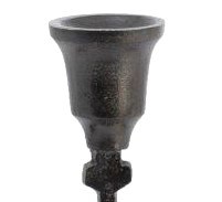 Candelabros navideños de metal hechos a mano, Juego de 3 soportes de aluminio para decoración del hogar - Product Image 4