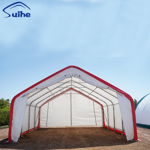 Tente de rangement pliable robuste Garage <span class=keywords><strong>d</strong></span>'<span class=keywords><strong>abri</strong></span> de voiture moderne avec cadre en <span class=keywords><strong>bois</strong></span> traité thermiquement manuel en matériau PVC PE étanche - Product Image 5