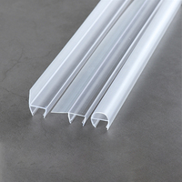Pvc Waterdichte Glazen Douche Deur Afdichting Strip Voor Douchewand