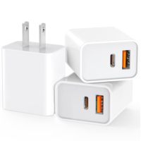 Chargeur rapide Type-C Waweis 20W avec protection PD OTP/OVP, câble rétractable pliable, matériau ignifuge pour ordinateurs portables et appareils 12-15 pouces