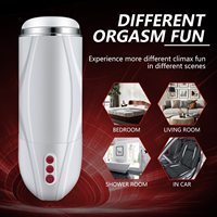 Sexspielzeug für Männer, Sex Toy Box für Männer, Freihändiges Masturbationsgerät, Leiser Leistungsstarker Saugender Masturbator für Männer