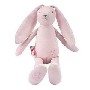 Conejo de peluche animado para niños y niñas, juguete exclusivo de conejo de Pascua