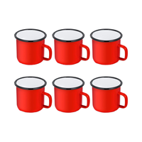 Tasse en émail légère portable 12oz 350ML Logo personnalisé