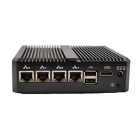 Mini PC Servidor Router Firewall 4*Intel I226 LAN N150 N100 J6412 6*USB 2*DB9 COM DDR5 Pfsense Mini Ordenador de Seguridad de Red