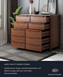 Comò in Legno per Camera da Letto Ragazza, 6 Cassetti Bianchi Alti per Cellulari e Vestiti, Stile Europeo - Product Image 6