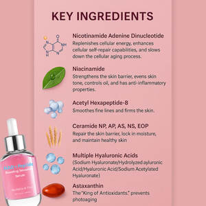 Suero Reparador de Poros con 10 Péptidos de Colágeno, Ilumina la Piel Opaca, Cierra los Poros, para Piel Mixta, Rutina Diaria, 30 ml - Product Image 4