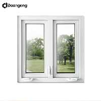 Ventanas de PVC de Alta Calidad Serie 80, Doble Acristalamiento, Resistentes a Impactos y Tormentas, con Rotura de Puente Térmico, Certificación CE, Duraderas