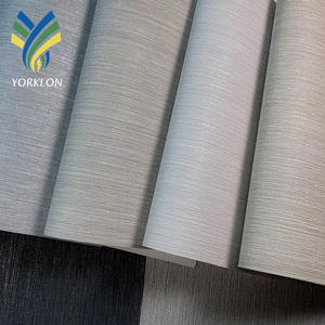 Papier peint rayé moderne MICANS ignifuge et imperméable à la texture naturelle pour les contrats commerciaux, les hôtels et les chambres à coucher - Product Image 4